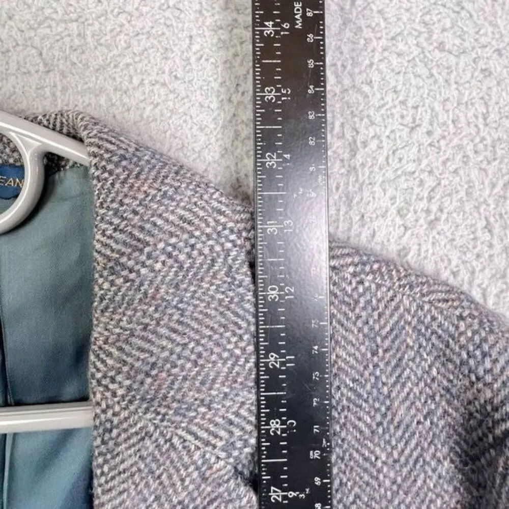 PENDLETON MENS TWEED BLAZER BLUE GRAY SIZE 42
